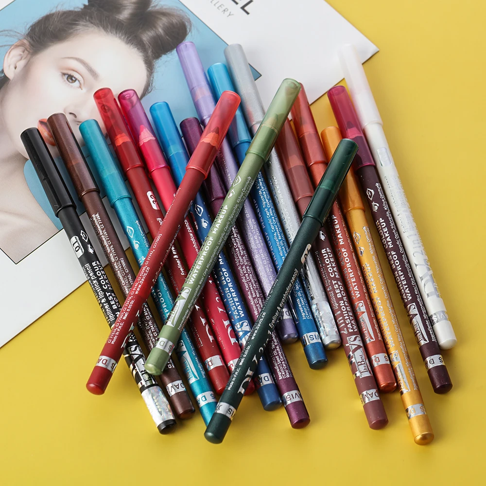 Блестящая подводка для век ручка матовая Стойкая губ карандаш водостойкая