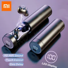 Xioami Bluetooth Headset Digital Display Binaural Earphone Sports Headphone Headset Cross-border Multifunctional Wireless