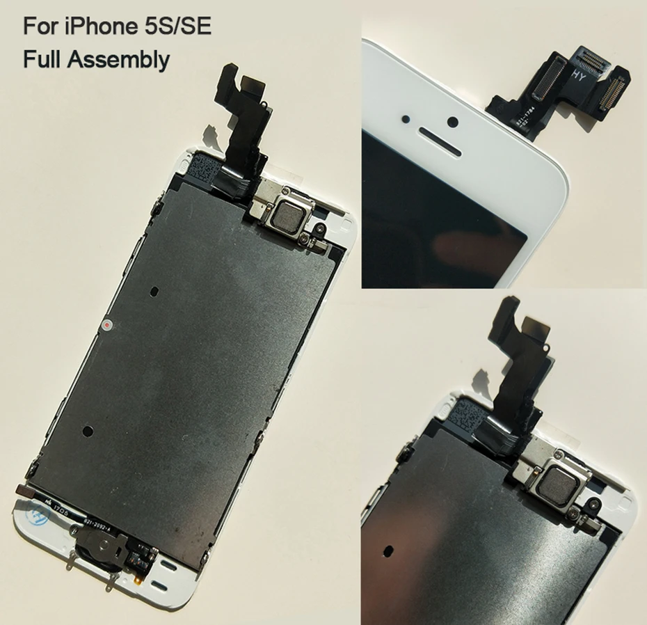 Для iPhone 5 5S 5C, ЖК-дисплей, сенсорный экран, дигитайзер, домашняя кнопка, камера, сборка, запасные части, 5s, Дисплей для iPhone 5S, ЖК-дисплей