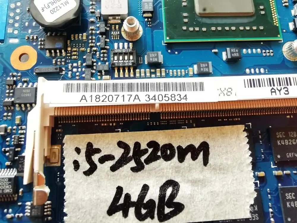 Оригинальная материнская плата для ноутбука SONY MBX-237 4 Гб A1820717A V031 1P-0114200-A011