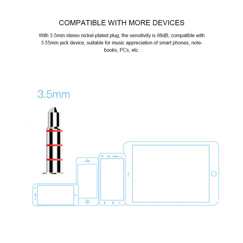 SIFREE Earphone With Microphone 3.5 mm In-ear flat earphone accessories earplugs Sub woofer with wheat earphones Wired headset |