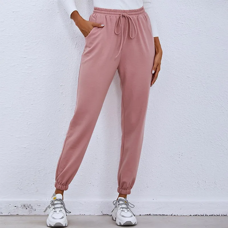 

Women Trousers 2021 New Plus Size Casual Running Sporting Pants High Waist Sweatpants Jogger Streetwear Pantalon Femme