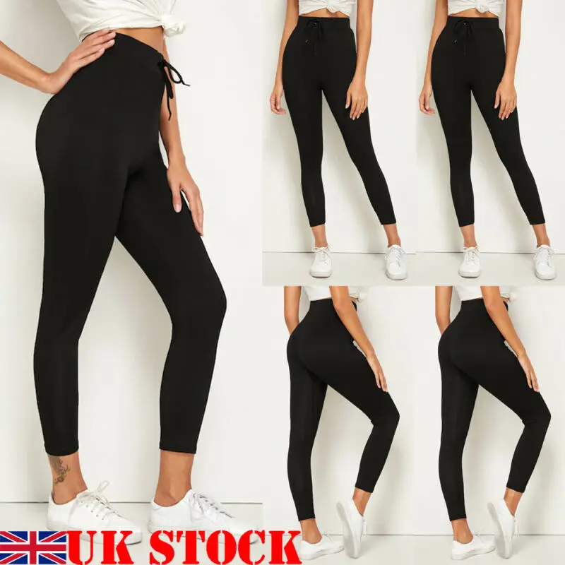 Женские модные однотонные пикантные женские спортивные брюки с завышенной