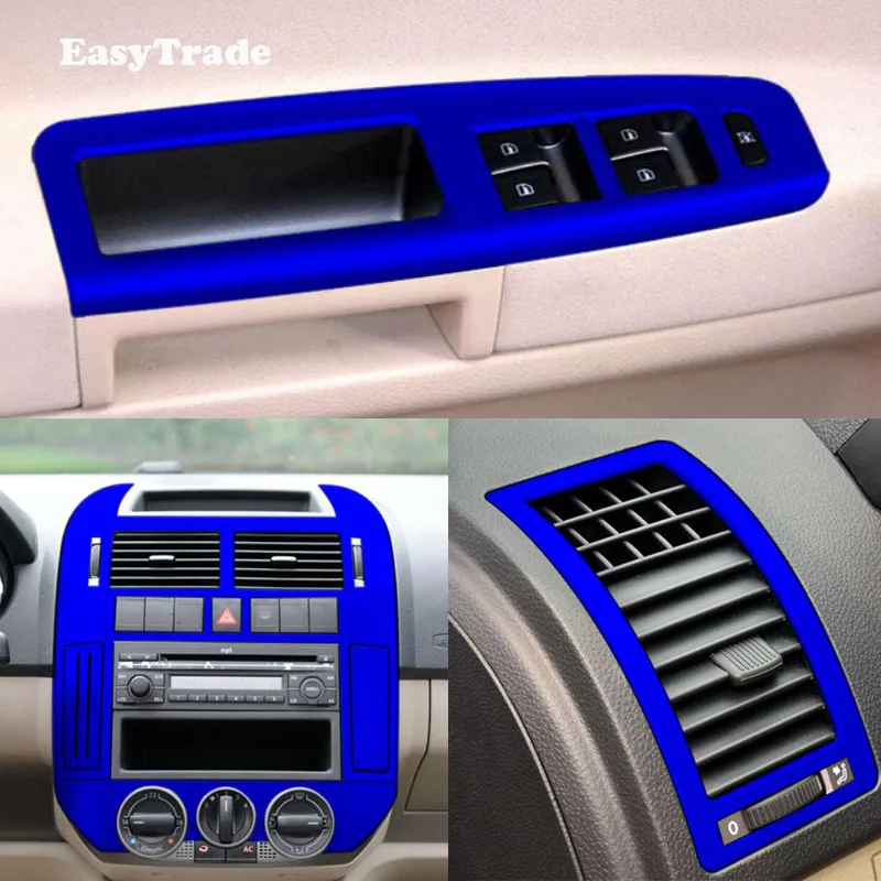 Наклейка для автомобиля Volkswagen VW POLO 2003 2011 Набор наклеек из углеродного волокна с