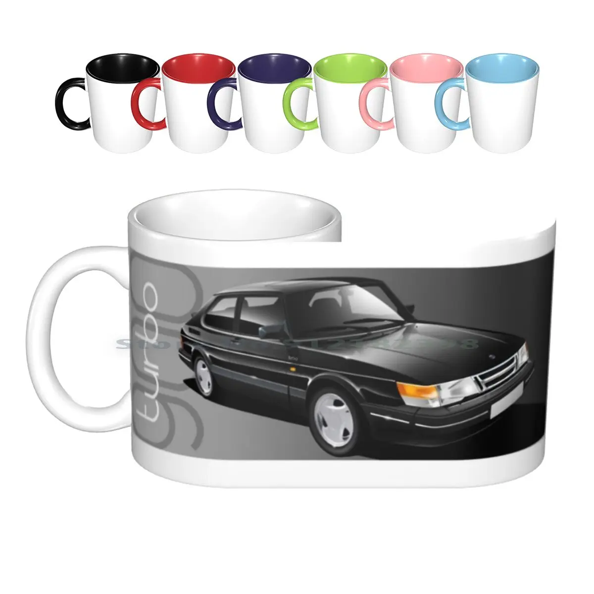 

Saab 900 Turbo Mug Wrap Ceramic Mugs Coffee Cups Milk Tea Mug Saab Cars Saab 900 Turbo 1980 S Car Saab Car Automotive Art