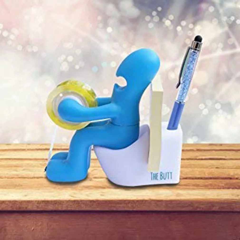 

Tape Dispenser and Supply Station Funny Accessory for Office Home or School Creative Adhesive Tape Holder Cool