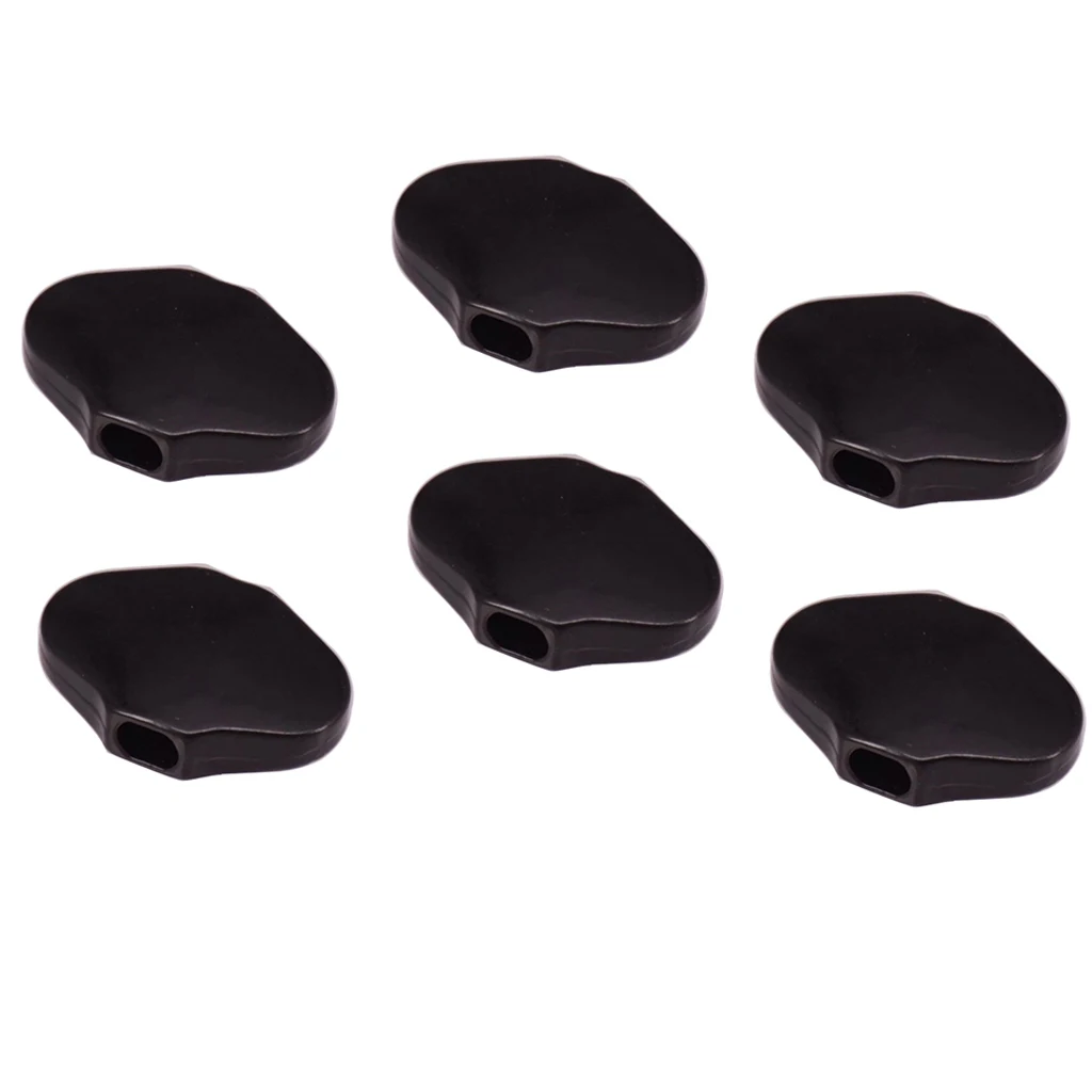 6 шт. черная гитара Тюнинг колышки машина для пришивки пуговиц головки ручки с