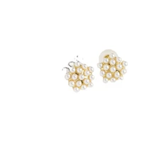 2021 new fashion women sexy elegant balrog pearl small earrings womens simple party earrings jewelry accessories