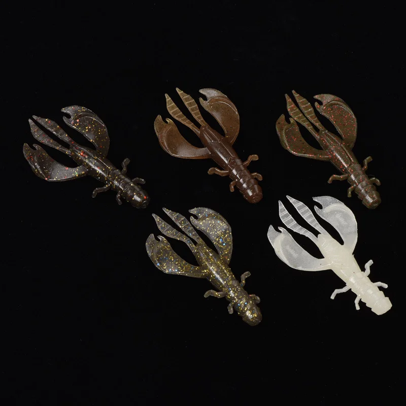 Воблеры 5 шт./партия Мягкая приманка для рыбалки искусственная креветка 89 мм 6 3 г