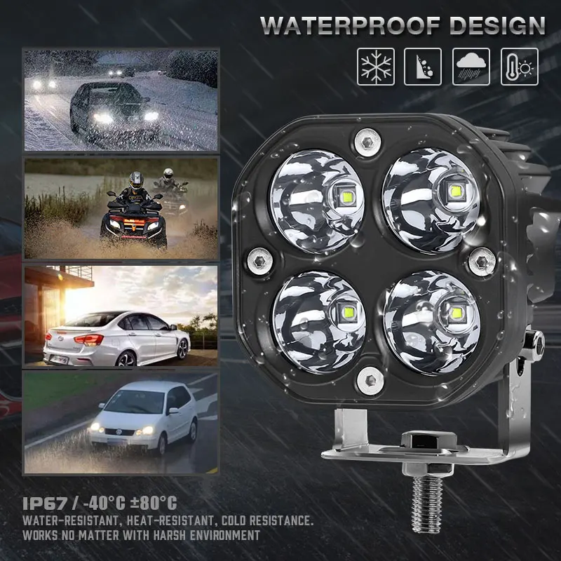 Светодиодный светильник для внедорожников 3 дюйма 12 В 24 | Автомобили и мотоциклы