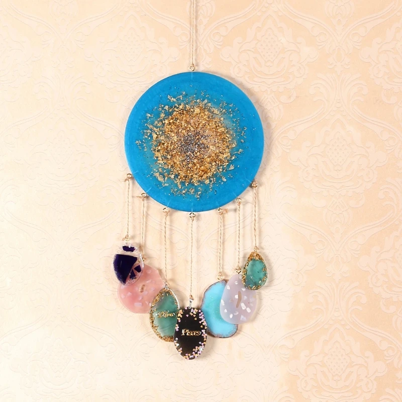 

25 Pcs/Set Wall Hanging Decorations Crystal Epoxy Resin Mold Planet Pendant Casting Silicone Mould DIY Crafts Making Tool Kit