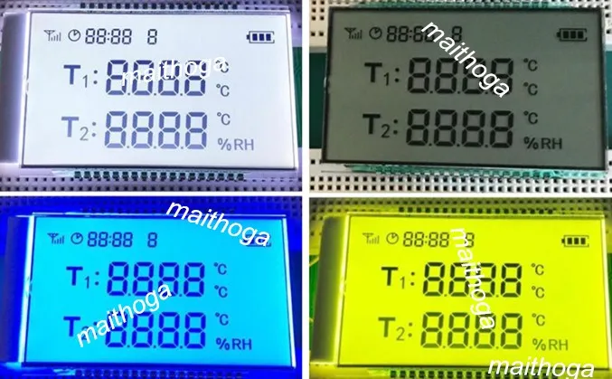 36PIN TN положительная 2 дорога 4-разрядная сегментная ЖК-панель 3 В