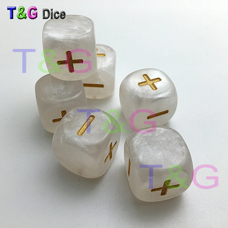 Новые 6 шт./компл. 5 цветов 16 мм Fate или Fudge кости два &quot+&quot-&quotпустые лица для