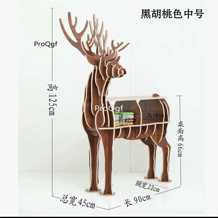 Prodgf 1 Set 125cm height deer shape Art Bookshelf | Обустройство дома