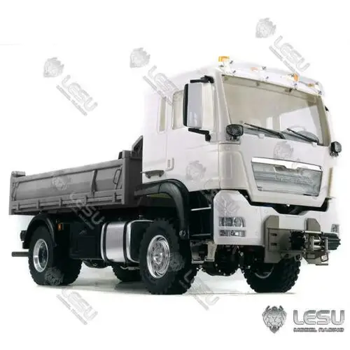 

LESU 4*4 MAN TGS Hydraulic Tipper Dumper Truck 1/14 Metal Chassis A Light Sound Motor ESC TH16800-SMT5