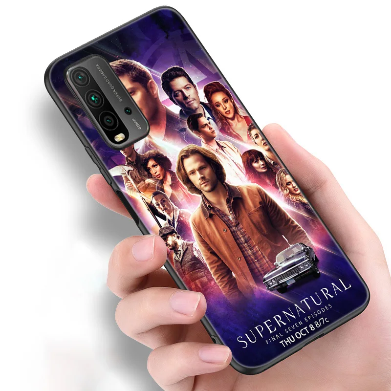 Supernatural tv show Silicone Phone Case For Xiaomi Redmi Note 11 10 9 8 Pro 11T 10T 10S 9S 8T 9 9A 9C 9T Black Soft Cover Coque