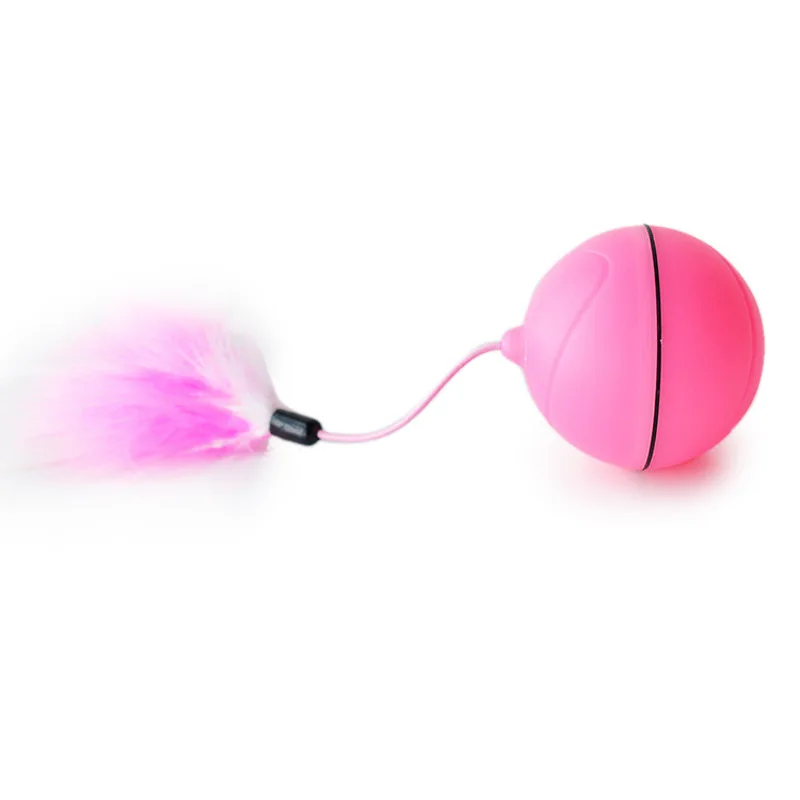 

Funny Cat Ball Cat Toys Interactive Automatic Funny Cat Laser Ball Chargeable with USB Cat Toy Ball LED Rolling Flash Ball