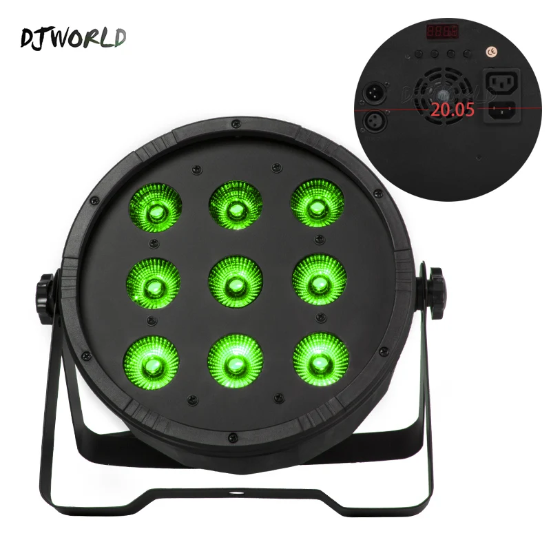 

9x12W RGBW 4IN1 LED Flat Par Light Flat LED Par Light DMX Theater Church Digital LED Disco Light LED Light Stage DJ Light
