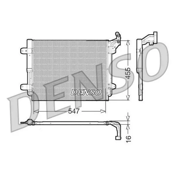 Radiator кондиционераVW Tiguan all 07 DENSO DCN32062 | Автомобили и мотоциклы