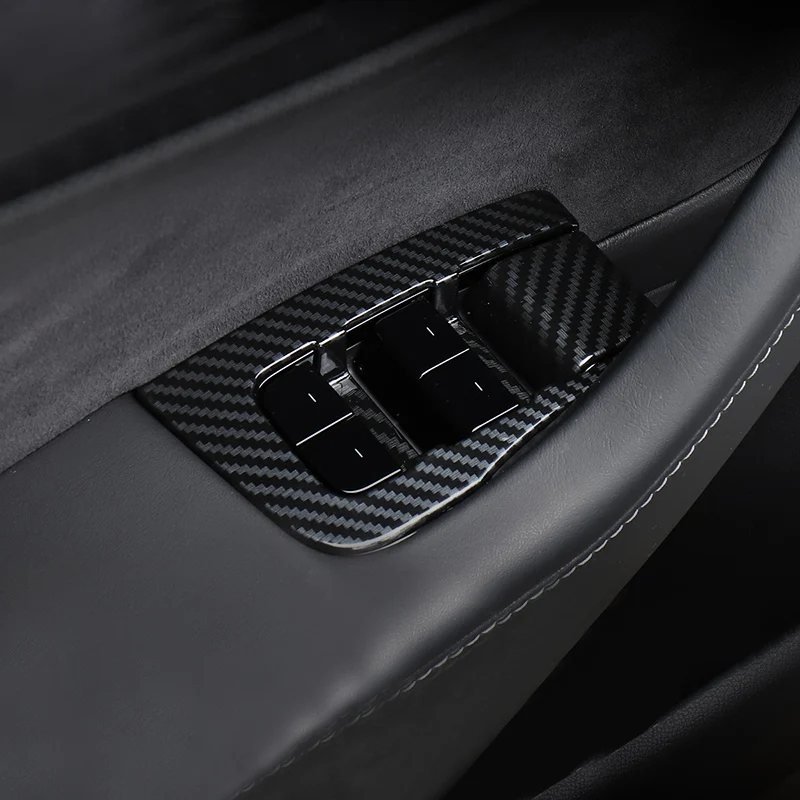 Lsrtw2017 крышка кнопки управления окном автомобиля хромированная для Tesla Model 3 2019 2020