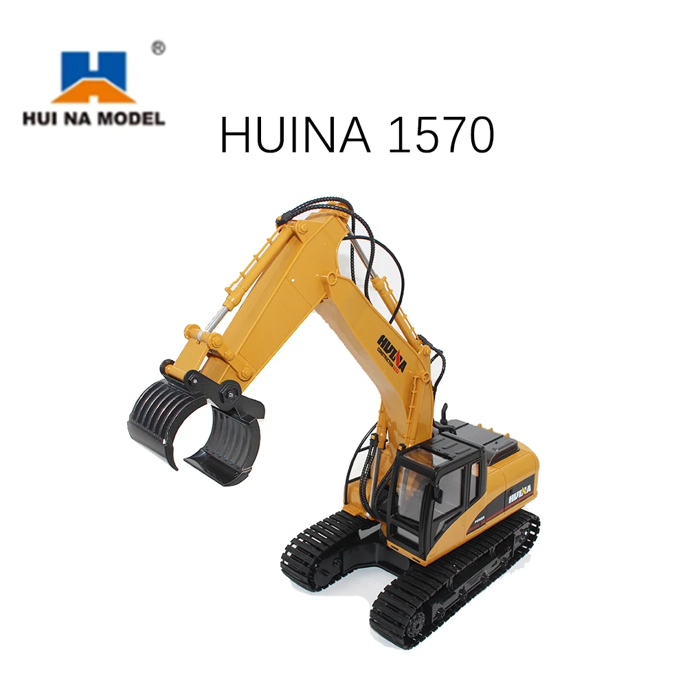 

1:14 HUINA 1570 2,4 GHz 16CH RC машина для захвата бревен из сплава с независимыми руками RC захват бревен 360 градусов вращение Танк протектор багажник