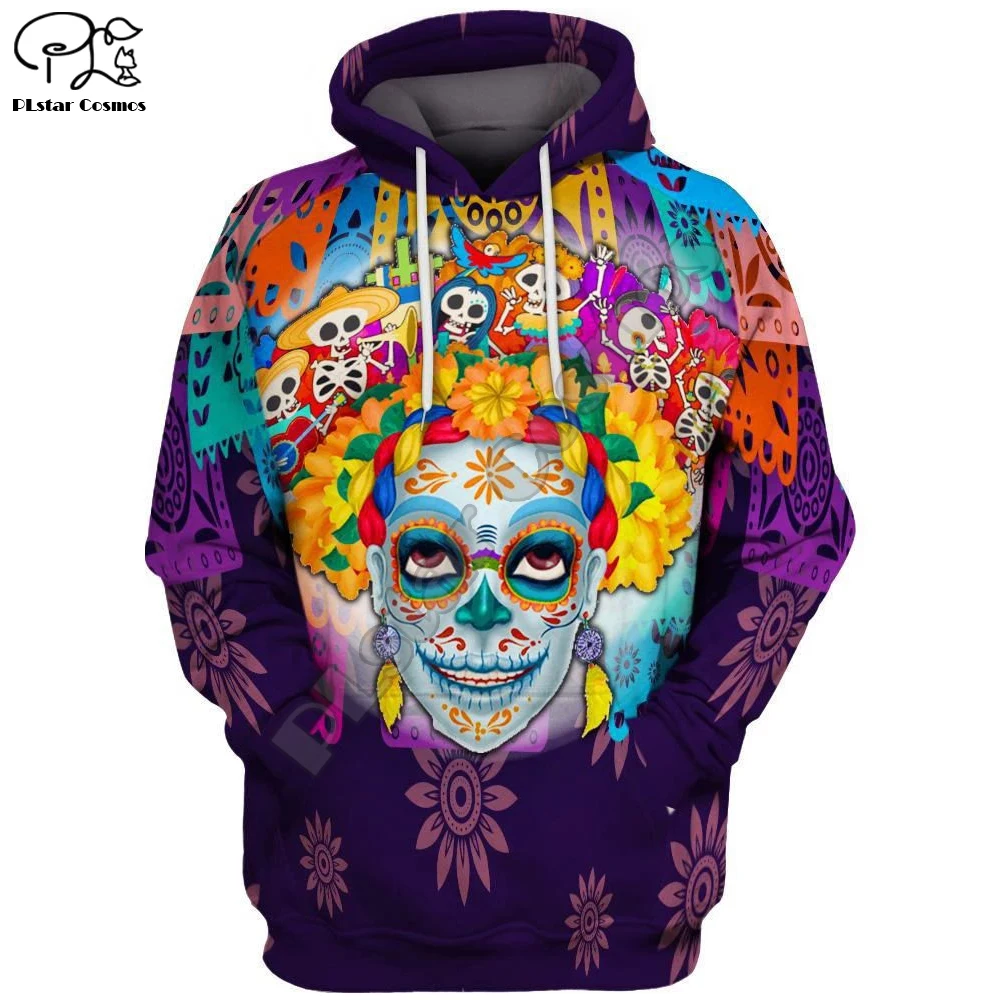 Череп заголовка мужские толстовки с капюшоном и свитшоты 3D принт Женская