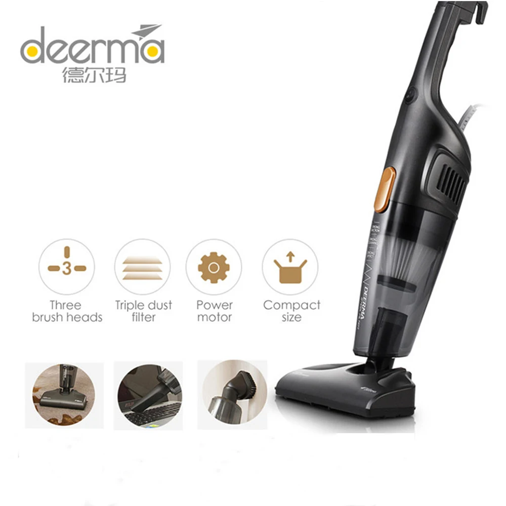 

Deerma оригинальный портативный ручной пылесос бытовой бесшумный мощный всасывающий домашний аспиратор пылесборник