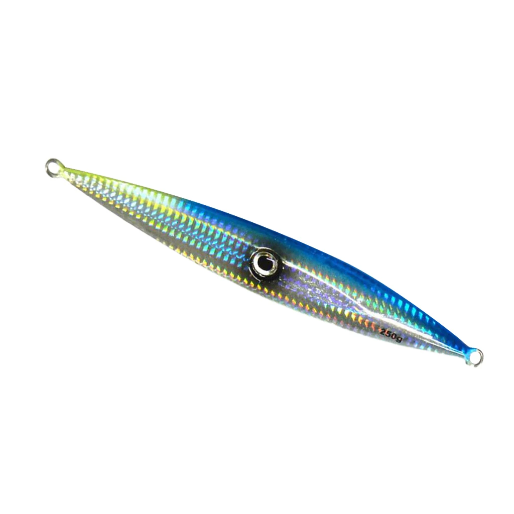 250g 19.5cm Metal Fishing Lure Vertical Jigging Bait Hard Heavy Weight Crankbait for Casting | Спорт и развлечения