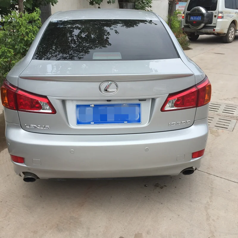 Для Lexus IS250 IS300 IS350 спойлер 2007 2013 ABS Материал заднее крыло автомобиля праймер цвет