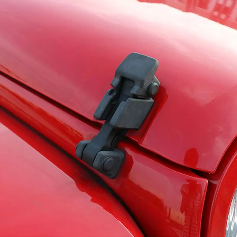 2 шт. резиновые защелки для капота Jeep Wrangler TJ 1997 2006|Крышки двигателя| |