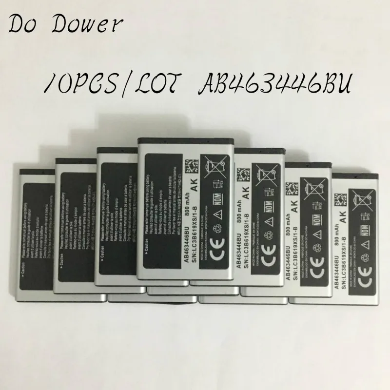 10 шт./лот 800 мА/ч AB463446BU AB043446BE AB553446BU Батарея для X208 C3300K B189 B309 GT C3520 E2330 E2530 E1228 E339