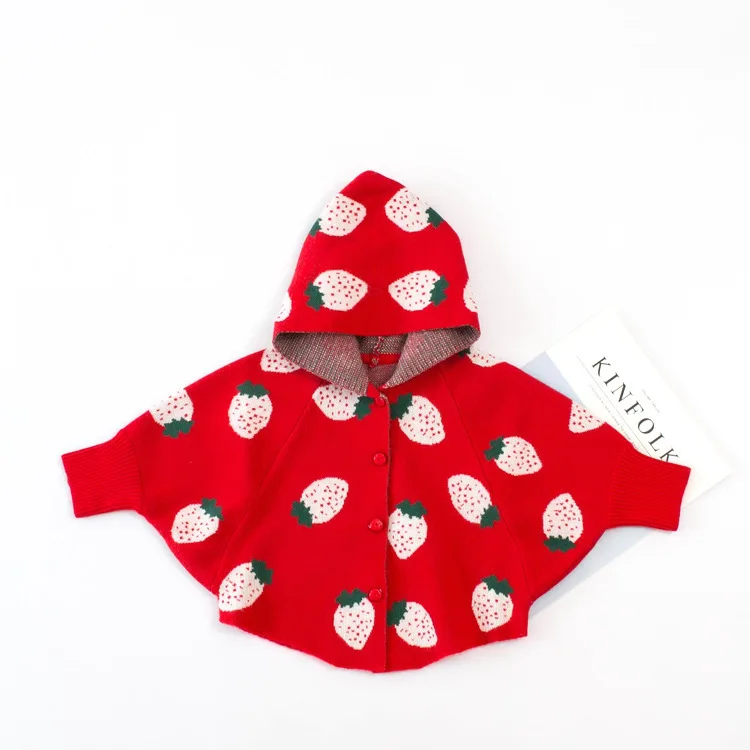 Детский мультяшный свитер Осень-зима 2020 накидка с длинным рукавом для девочек