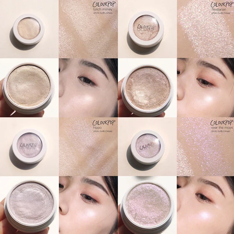 Colourpop, блеск, косметическое средство, порошковая палитра контур лица макияж подчеркивания лица бронзатор осветляет кожу Make up