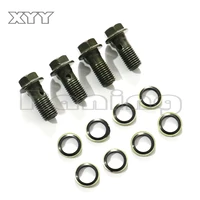 motorcycle parts oil cooler adapter oil cooler fittings screw brake m8 or m10 screws with gasket oil cooler line bolts screws