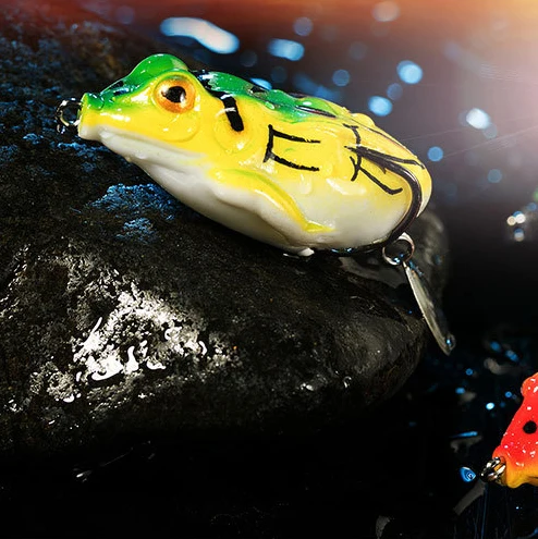 5.5cm 11g Ray frog big fat artificial soft rubber with hook bait lures new special designing for thunder game fishing | Спорт и