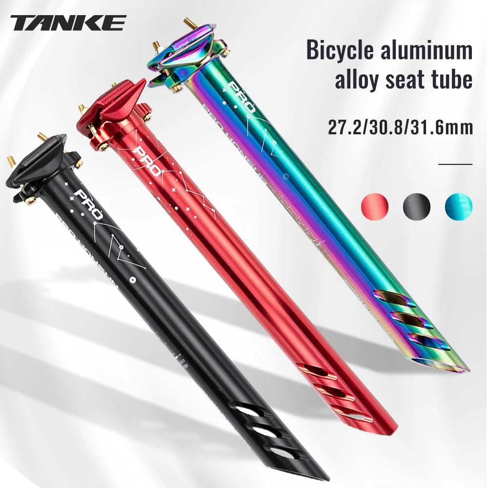 

PROHONSUN CNC Aluminum Alloy Road Bike Seatpost 27.2 AM/XC/MTB Bicycle Seatpost Rainbow Color Seat Post MTB Seat Tube Bike Part