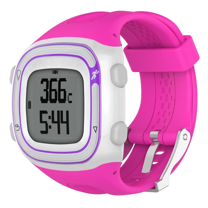 

Sports Silicone Bracelet Strap band for garmin forerunner10/15 Smart Watch Male