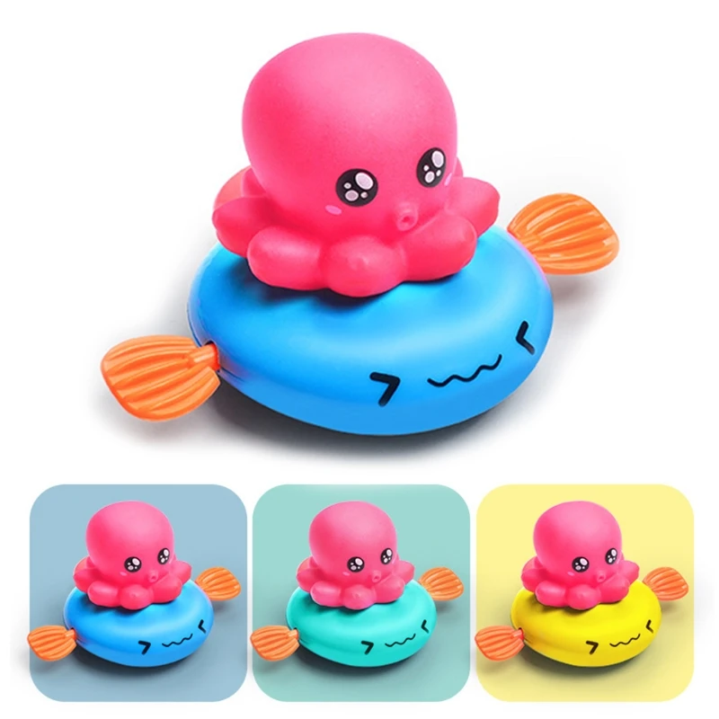 Плавающие игрушки для ванной Мультяшные животные заводная игрушка малышей и
