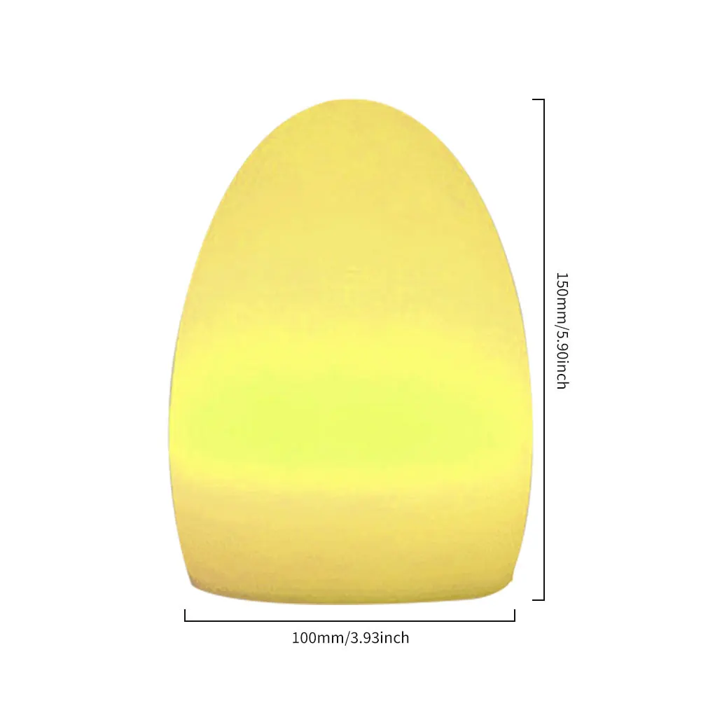 

LED Night Lights Remote 16 RGB Color Desk Table Lamps Egg Shape Atmosphere Outdoor Bar KTV Restaurant Desk Light Bar Table