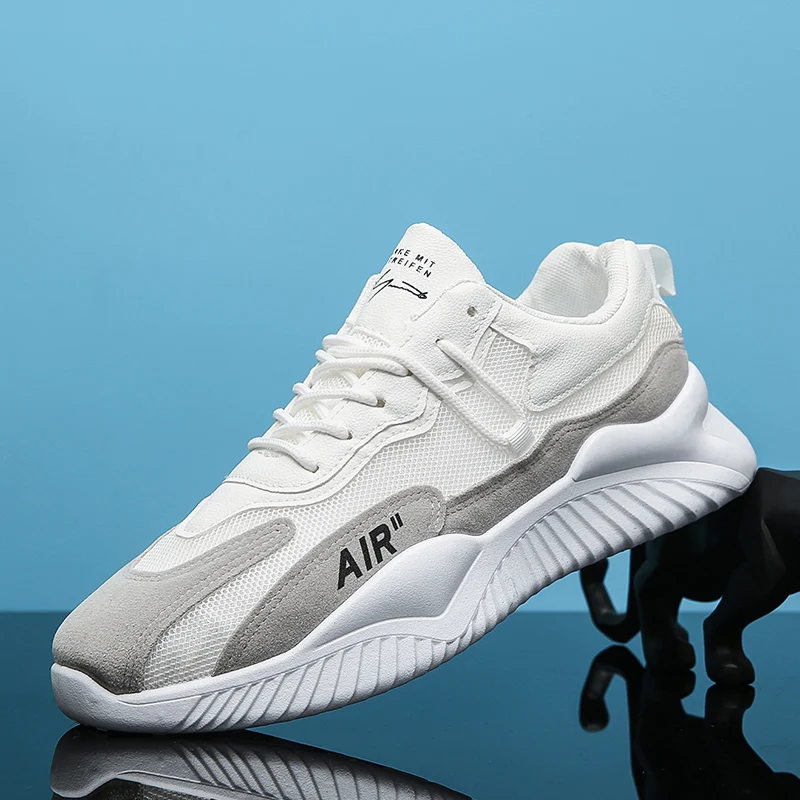 

Yuppy Soul Men Running Shoes Light Comfortable Walking Sneakers Mesh Gym Flat Athletic Jogging Footwear Mesh casual breathable