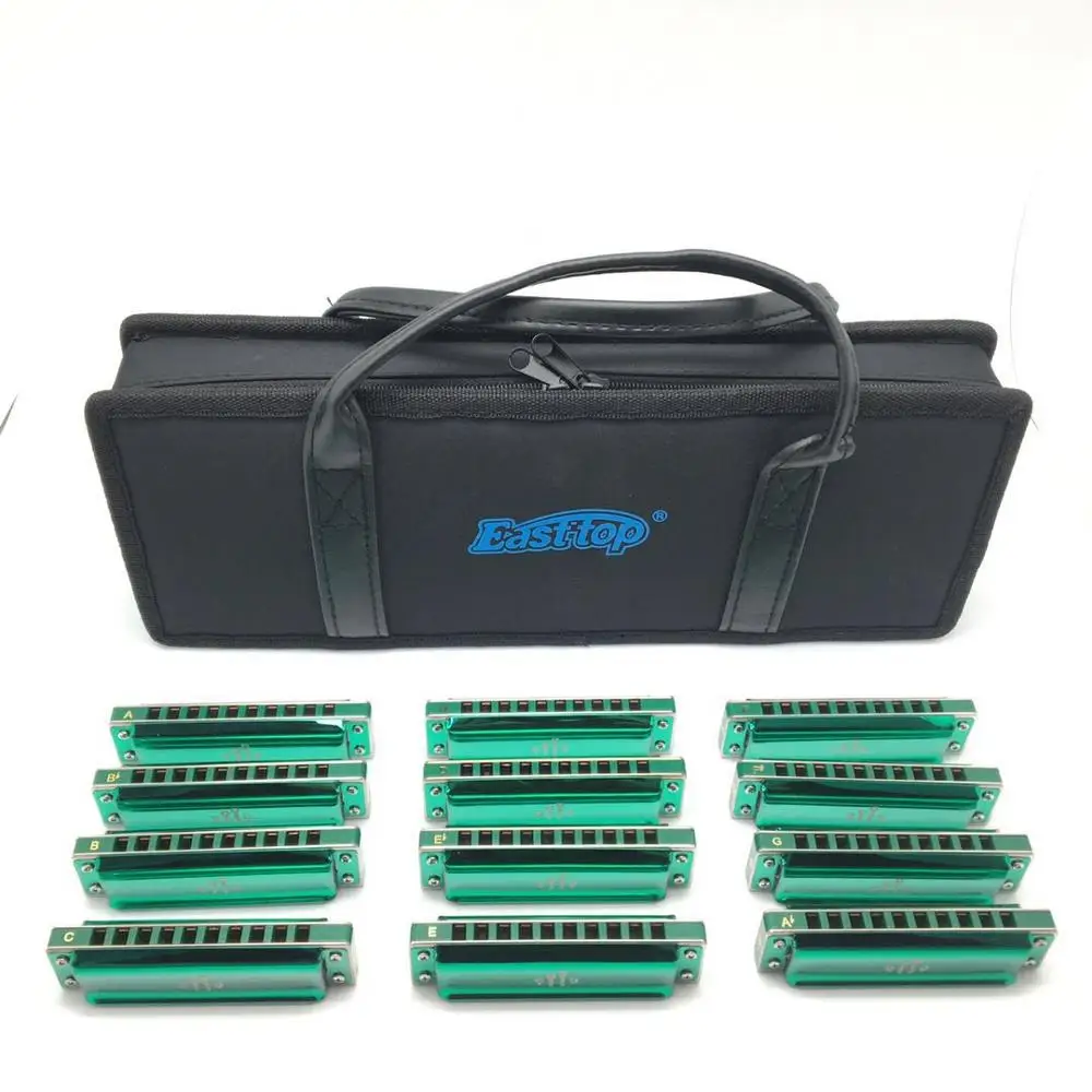 Easttop PR020-12 10 отверстий Bluetooth индивидуальный профессиональный ртовой орган блюз harp