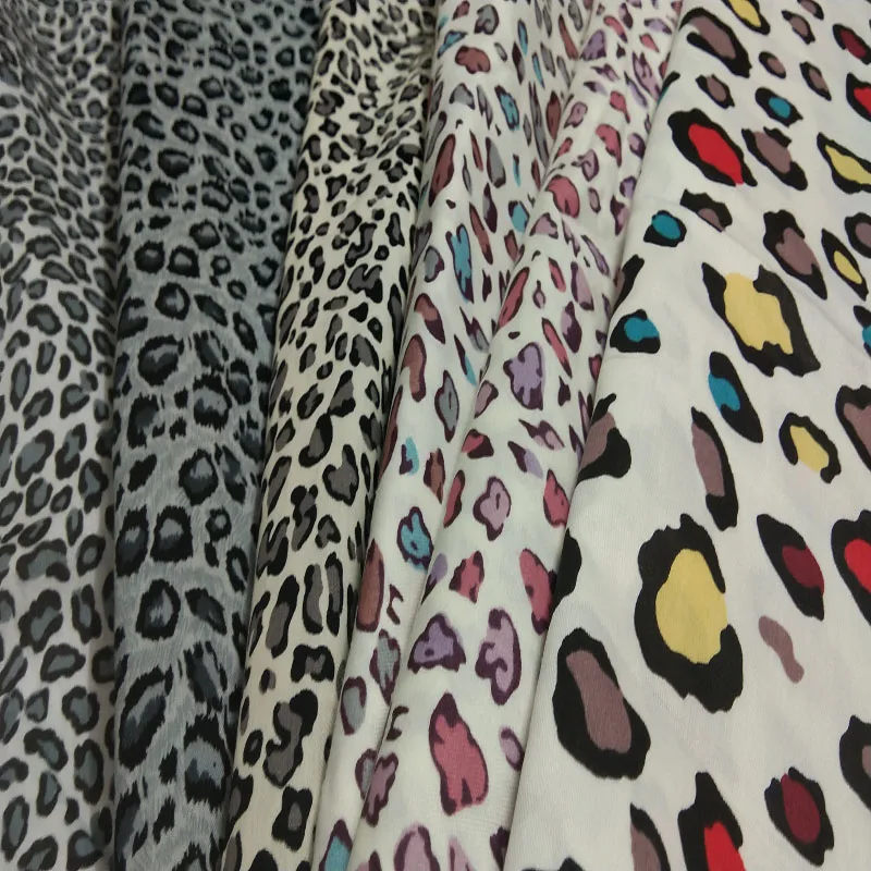 6 шт. хлопковый поплин с леопардовым принтом 24х23 см дышащая ткань для шитья