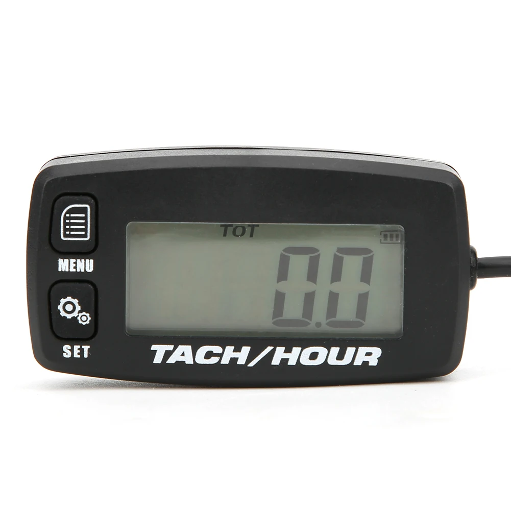 

Hour Gauge Hour Meter Portable Digital Hour Meter Counter Multifunction Accessory for Chainsaw Mower Generator Digital