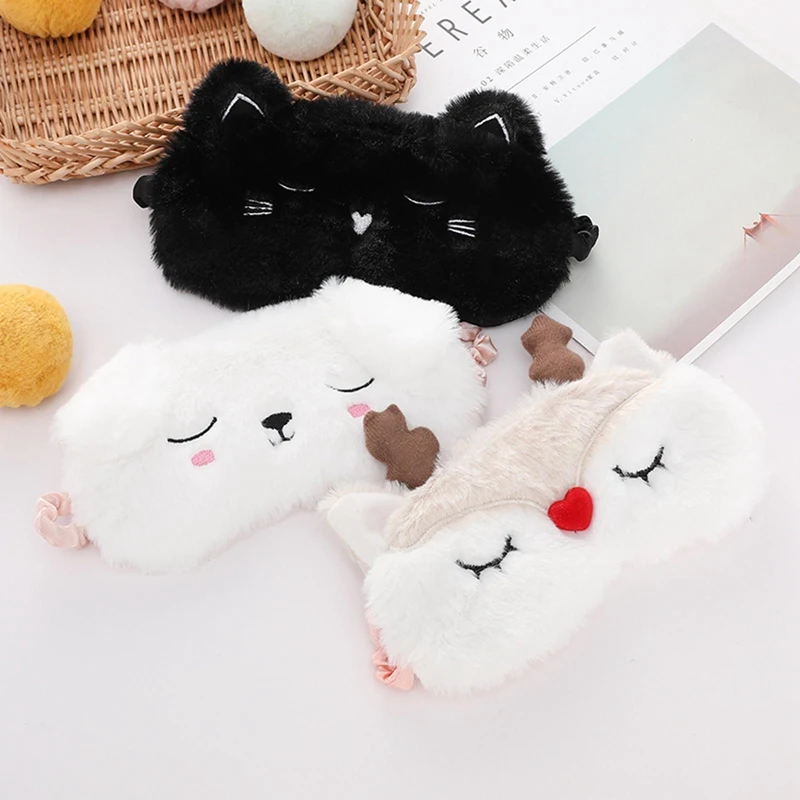 

1 шт., плюшевые повязки на глаза в виде единорога для сна