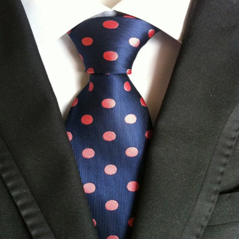 

8cm Men's Floral Dot Neck Ties for Man Casual Cotton Slim Tie Wedding Navy Slim Party Casual Flower Neckties