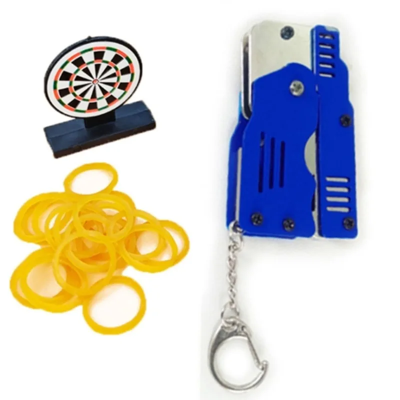 

Funny Folding Rubber Band Excellent Interesting Toy For Children Adults Decompression Toy with Target 100 Rubber Bands