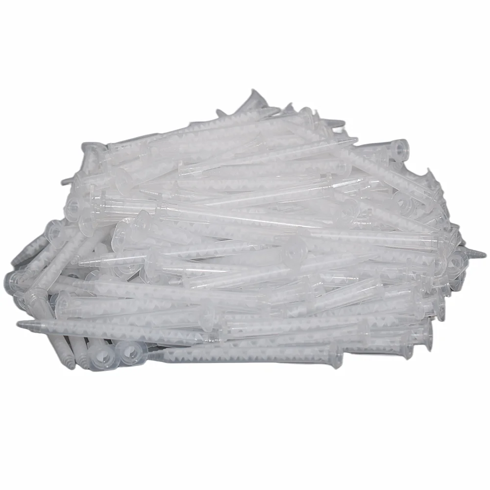 

250 Piece AB Glue Mixing Tube Static Mixing Nozzles Epoxy Adhesives Applicator Mixer Nozzle for 50mL Dual Cartridge Adhesives