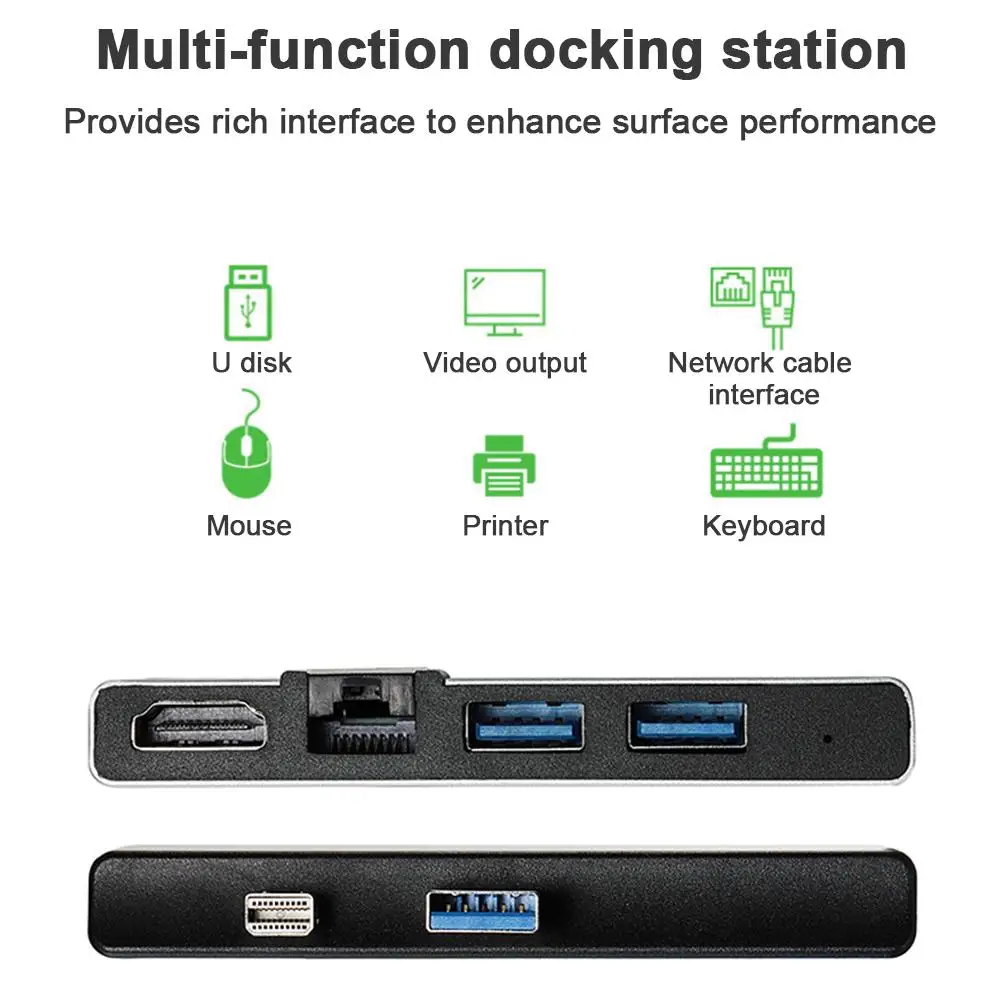 Новый USB 3 0 концентратор адаптер док станция 2 порта SD Micro Card Reader гигабитный Ethernet