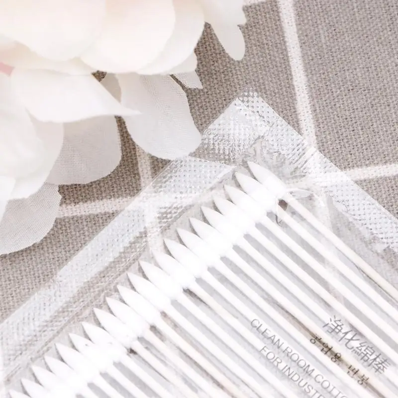 Чистящие хлопковые аксессуары для наушников 25 шт. ватные палочки очистки от пыли