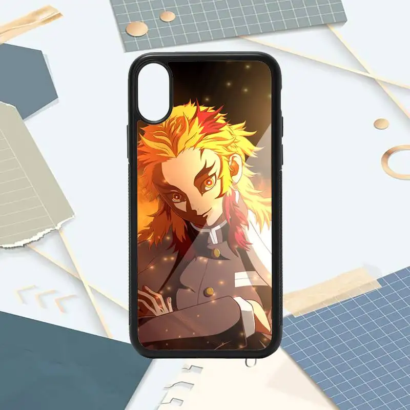 

Kyojuro Rengoku Japan anime Phone Case PC for iPhone 11 12 pro XS MAX 8 7 6 6S Plus X 5S SE 2020 XR